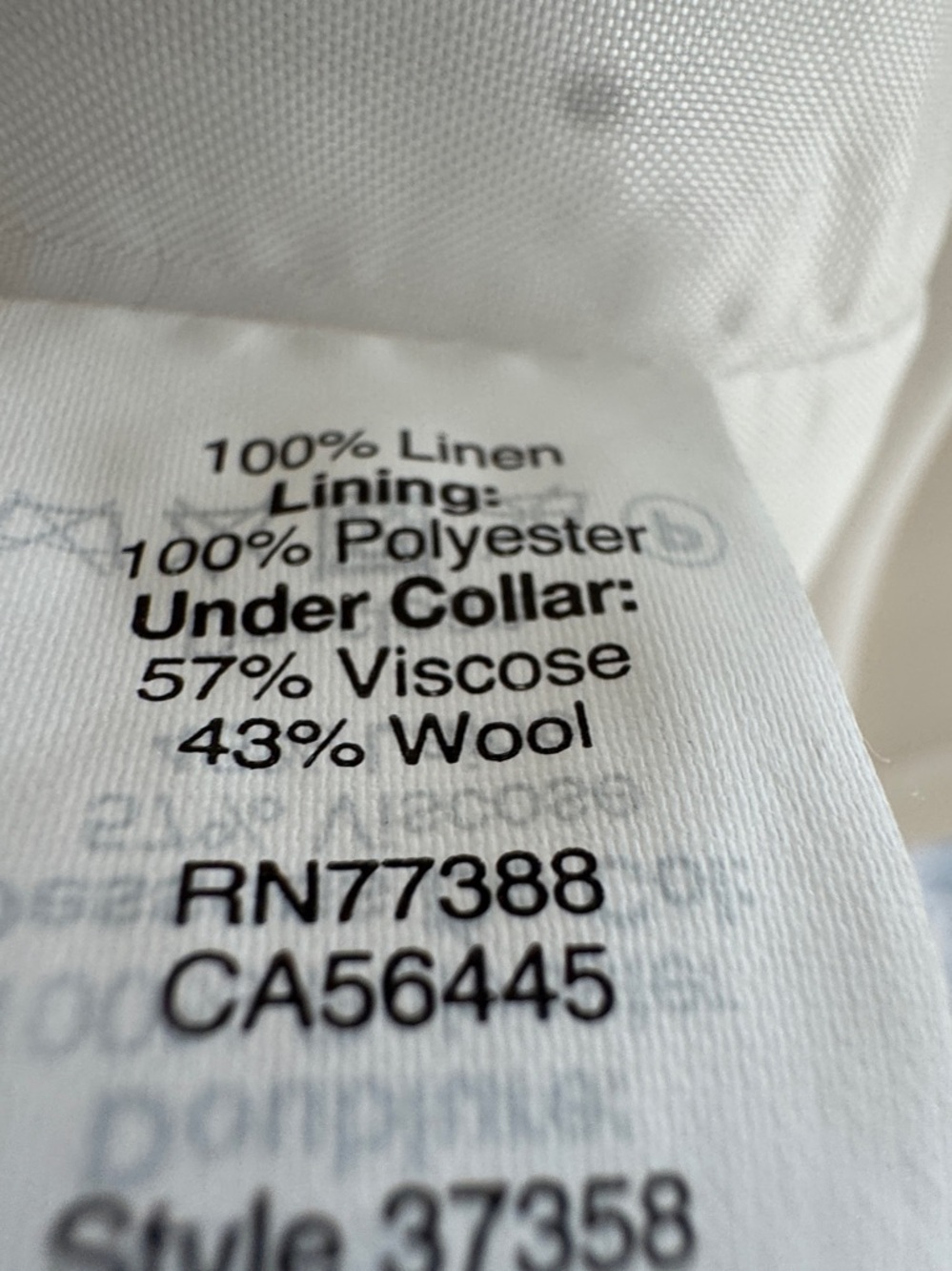 J. Crew Women's Cream Linen Single-Breasted Blazer - Picture 12 of 16